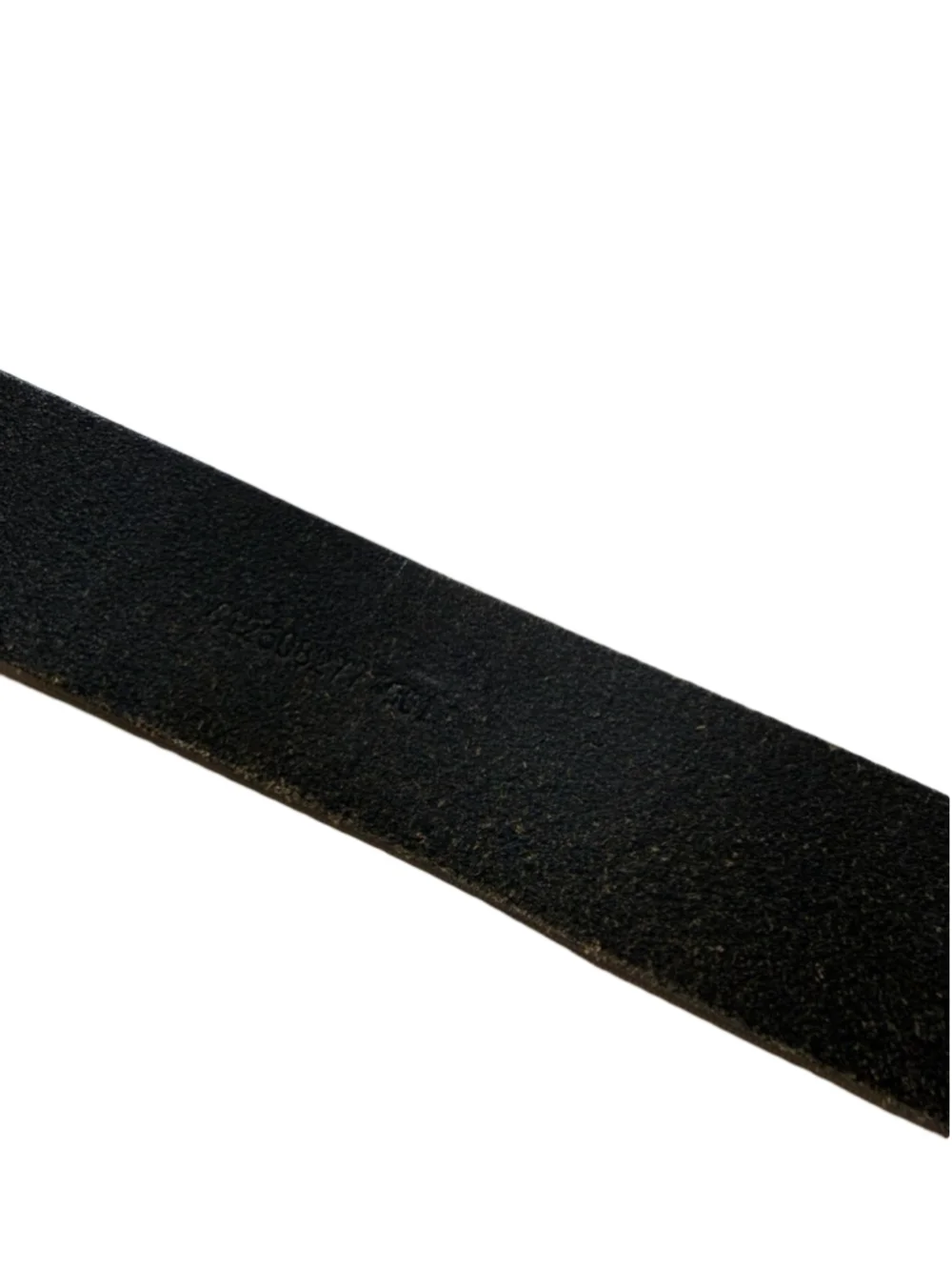 Lauren Ralph Lauren Black Leather Western Engraved Buckle Belt